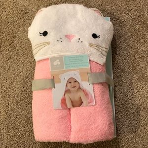 NWT Just Born Character Bath Wrap-Kitten